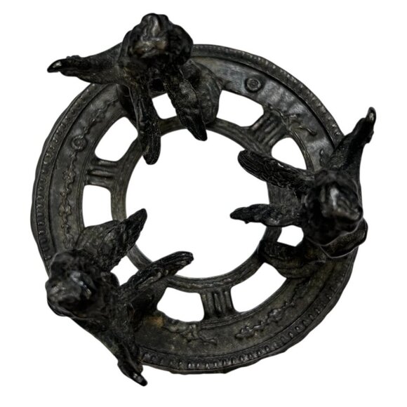 Angels Cherubs Metal Watch Holder/Stand/Display String Instruments - Picture 2 of 3